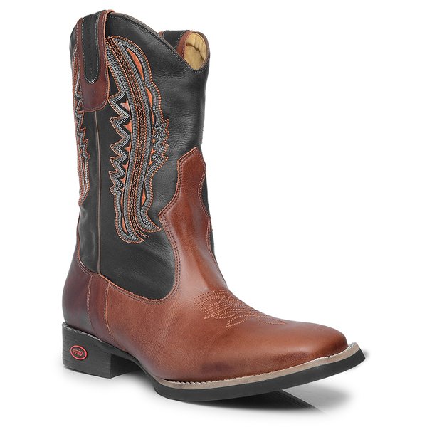 Bota Texana Masculina Bico Quadrado Bota Texana Masculina Bico